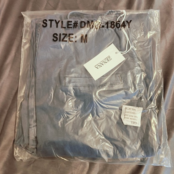 Zenana Washed Knot Strap Pockets Jumpsuit 1864Y Size Medium - Picture 16 of 16